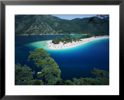 View Of The Blue Lagoon, Oludeniz, Anatolia, Turkey, Eurasia by Marco Simoni Pricing Limited Edition Print image
