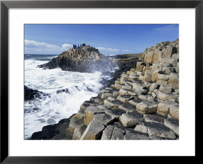 Giant's Causeway On The Causeway Coast,37,000 Hexagonal Basalt Columns, County Antrim by Gavin Hellier Pricing Limited Edition Print image