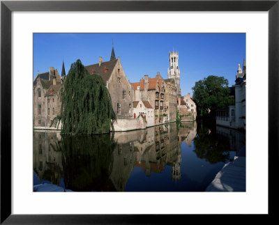 Looking Towards The Belfry Of Belfort Hallen, Bruges, Belgium by Lee Frost Pricing Limited Edition Print image