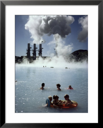 Blue Lagoon, Svarsengi Geothermal Plant, Iceland, Polar Regions by Kim Hart Pricing Limited Edition Print image