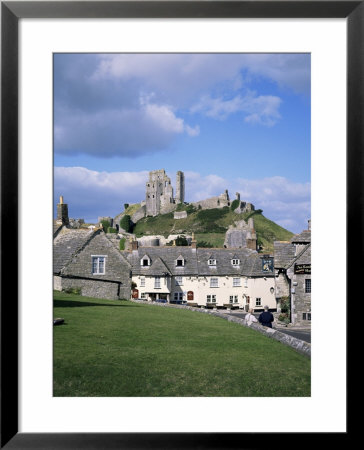 Corfe Castle, Dorset, England, United Kingdom by Roy Rainford Pricing Limited Edition Print image