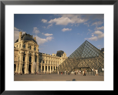La Pyramide And The Musee Du Louvre, Paris, France by Lee Frost Pricing Limited Edition Print image