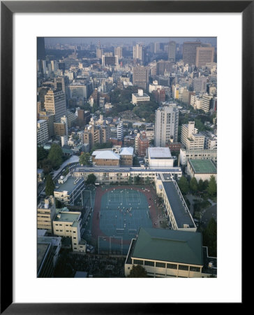 Aerial View Over The City, From The 330M Tall Tokyo Tower, Roppongi, Tokyo, Japan by Christopher Rennie Pricing Limited Edition Print image