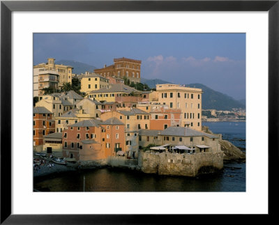 Boccadasse Quarter, Genes, Genova (Genoa), Liguria, Italy by Bruno Morandi Pricing Limited Edition Print image
