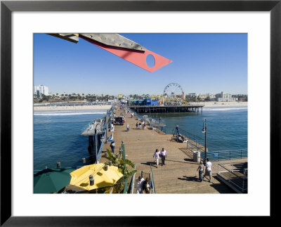 Santa Monica Pier, Santa Monica, California, Usa by Ethel Davies Pricing Limited Edition Print image