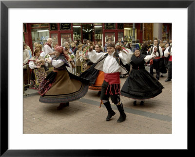 Dancing The Jota During The Fiesta Del Pilar, Zaragoza, Aragon, Spain by Rob Cousins Pricing Limited Edition Print image
