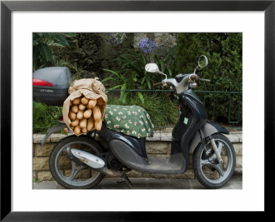 Baguettes On Back On Scooter, Monaco by Ethel Davies Pricing Limited Edition Print image