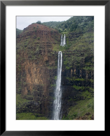 Aerial View Of The Interior Of The Island Of Kauai, Including Waimea Canyon, Hawaii, Usa by Ethel Davies Pricing Limited Edition Print image