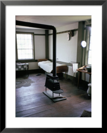 Bedroom Interior, Hancock Shaker Village, New England, United Staes Of America by Humphrey Burton Pricing Limited Edition Print image