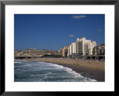 The Beach, Biarritz, Aquitaine, France by Nelly Boyd Pricing Limited Edition Print image