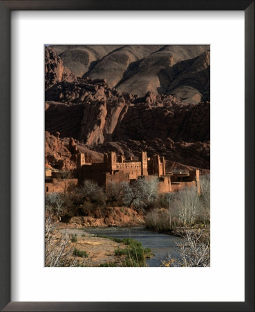 Kasbah In Gorges Of Dades Valley, Dades Gorge, Morocco by Frances Linzee Gordon Pricing Limited Edition Print image