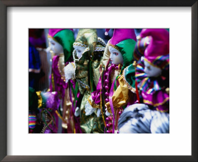 Dolls Decorated For Mardi Gras Carnival, New Orleans, Louisiana, Usa by Ray Laskowitz Pricing Limited Edition Print image