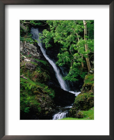 Waterfall Near Kylemore Abbey, County Mayo, Ireland by Gareth Mccormack Pricing Limited Edition Print image