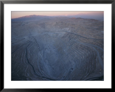 Aerial View Of Chuquicamata, The Worlds Largest Copper Mine by Joel Sartore Pricing Limited Edition Print image