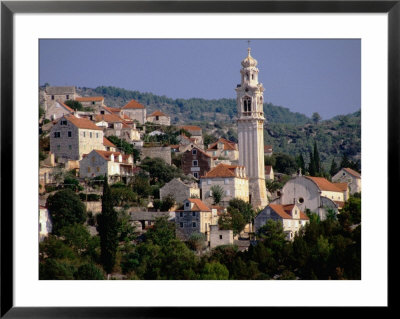 Church Belltower, Lozisca, Croatia by Wayne Walton Pricing Limited Edition Print image
