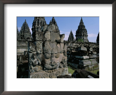 Hindu Temples Of Candi Prambanan, Unesco World Heritage Site, Yogyakarta Region, Indonesia by Bruno Barbier Pricing Limited Edition Print image