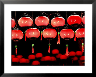 Lanterns In Chinese Temple, Kuala Lumpur, Malaysia by Jay Sturdevant Pricing Limited Edition Print image