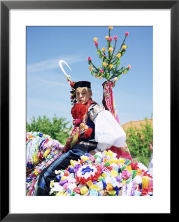One Of The King's Companions Wearing Folk Dress, Village Of Vlcnov, Vlcnov by Richard Nebesky Pricing Limited Edition Print image