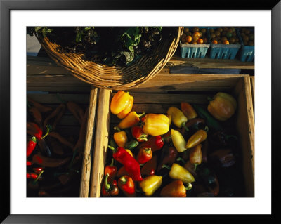 Organically-Grown Peppers Are Featured At The Cary Farmers Market by Stephen Alvarez Pricing Limited Edition Print image