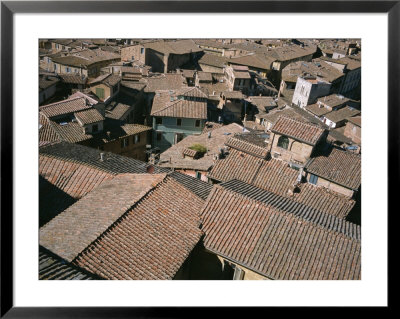 A Bird's-Eye-View Of Rooftops In Siena by Taylor S. Kennedy Pricing Limited Edition Print image