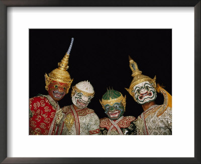Portrait Of Four Dancers In Elaborate Costume by Paul Chesley Pricing Limited Edition Print image