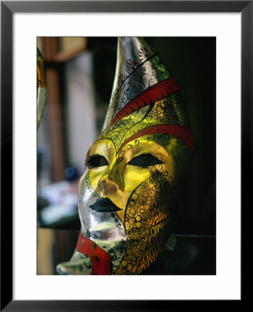 Carnival Mask, Venice, Veneto, Italy by Roberto Gerometta Pricing Limited Edition Print image