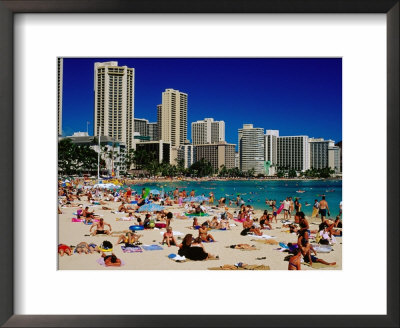 Waikiki Beach, Waikiki, United States Of America by Richard I'anson Pricing Limited Edition Print image