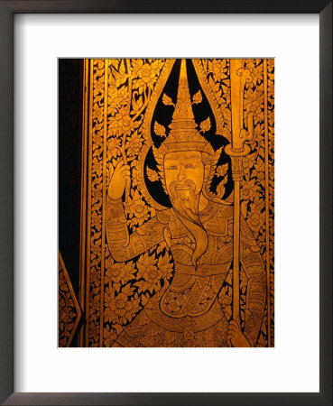 Doors Of Lak Muang (City Pillar) Shrine, Ratanakosin, Bangkok, Thailand by Richard I'anson Pricing Limited Edition Print image