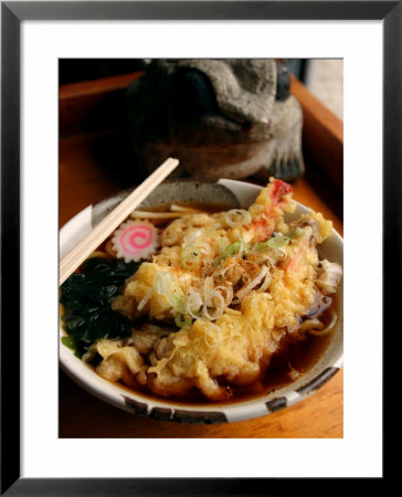 Dish Of Tempura Prawns With Udon Noodles, Tokyo, Kanto, Japan by Greg Elms Pricing Limited Edition Print image