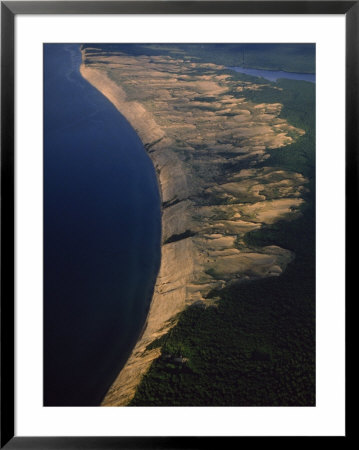 Grand Sable Dunes On Michigan's Upper Peninsula by Phil Schermeister Pricing Limited Edition Print image