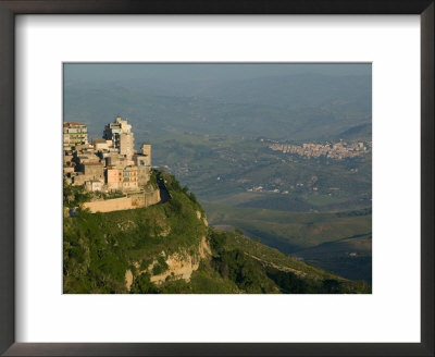 Town View From Rocca Di Cerere, Enna, Sicily, Italy by Walter Bibikow Pricing Limited Edition Print image