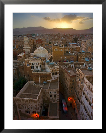 Skyline Of Sanaa, Yemen by Michele Falzone Pricing Limited Edition Print image