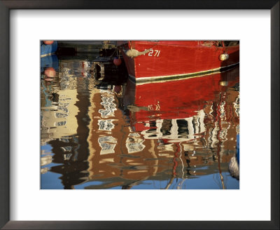 Reflection In Water, Camber Docks, Old Portsmouth, Hampshire, England, United Kingdom by Jean Brooks Pricing Limited Edition Print image