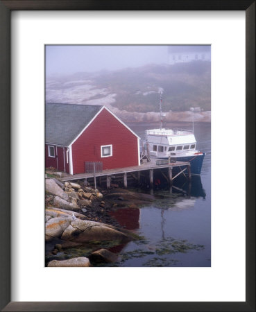 Fishing Boats In Harbor, Peggy's Cove, Canada by Phyllis Picardi Pricing Limited Edition Print image