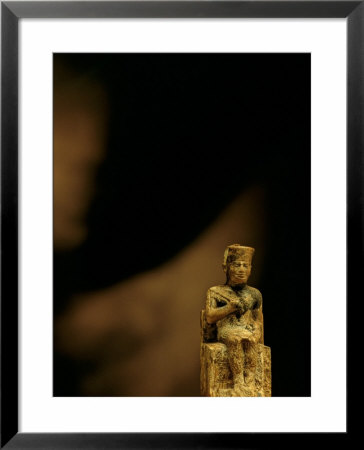 Pharaoh Khufu, Ivory Statue, Egyptian Museum, Cairo, Egypt by Kenneth Garrett Pricing Limited Edition Print image