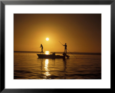 Bonefishing At Sunset, Key Largo, Fl by Jeff Greenberg Pricing Limited Edition Print image