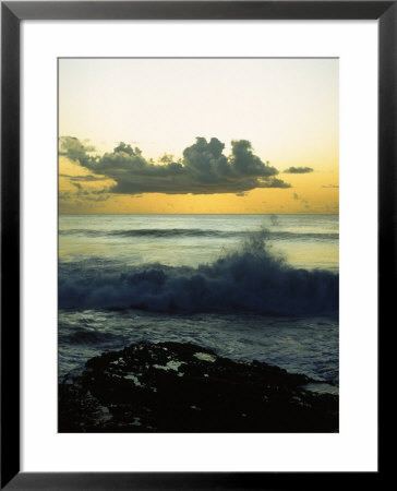 Waves Crashing On Beach by John James Wood Pricing Limited Edition Print image