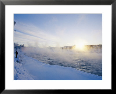 Fog Rises Off The Yukon River by Paul Nicklen Pricing Limited Edition Print image