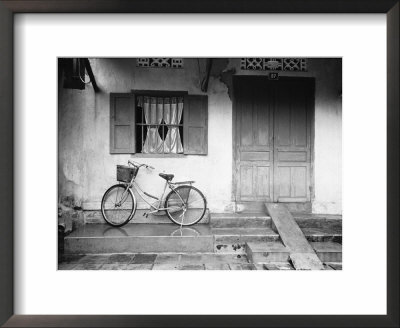 House And Bicycle, Hanoi, Vietnam by Walter Bibikow Pricing Limited Edition Print image