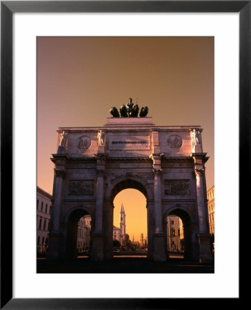 The Victory Gate Siegestor Built (1843-52)On Ludwigstrasse, Munich, Bavaria, Germany by Thomas Winz Pricing Limited Edition Print image