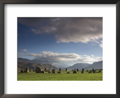 Castlerigg Stone Circle, Keswick, Lake District, Cumbria, England by Doug Pearson Pricing Limited Edition Print image