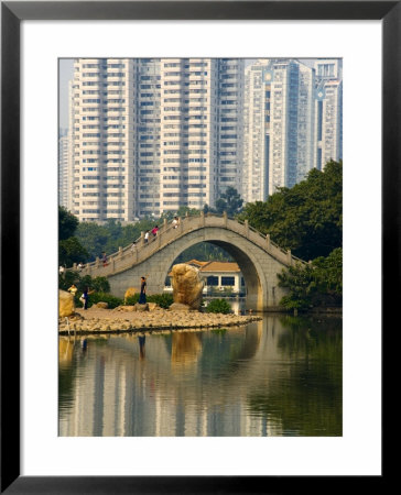 Litchi Park Bridge, Shenzhen Special Economic Zone (Sez), Guangdong, China, Asia by Charles Bowman Pricing Limited Edition Print image