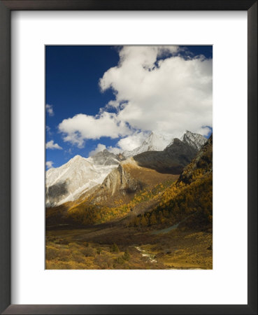 Xiaruoduojio Mountain, Yading Nature Reserve, Sichuan Province, China, Asia by Jochen Schlenker Pricing Limited Edition Print image