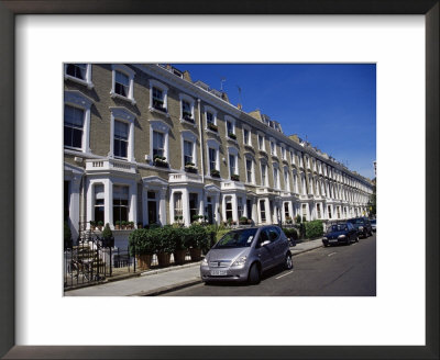 Terraced Housing In Street In Chelsea, Sw3, London, England, United Kingdom by Nelly Boyd Pricing Limited Edition Print image