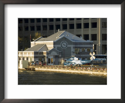 Heliport, Manhattan, New York City, New York, Usa by R H Productions Pricing Limited Edition Print image