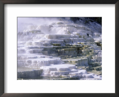 Terraces, Mammoth Hot Springs, Yellowstone National Park, Wyoming by G Richardson Pricing Limited Edition Print image