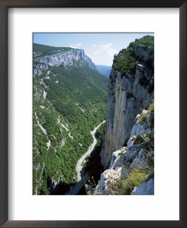 River Verdon In The Grand Canyon Of The Verdon, Alpes-De-Haute-Provence, Provence, France by Ruth Tomlinson Pricing Limited Edition Print image