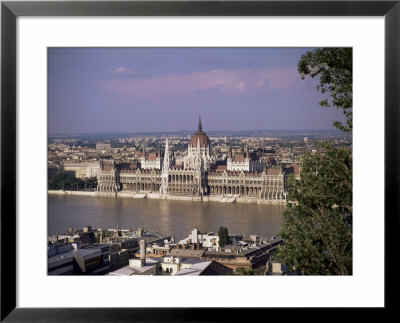 Parliament Building And The River Danube, Budapest, Hungary by John Miller Pricing Limited Edition Print image
