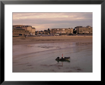 Beach And Seafront, Dinard, Cote D'emeraude (Emerald Coast), Cotes D'armor, Brittany, France by David Hughes Pricing Limited Edition Print image