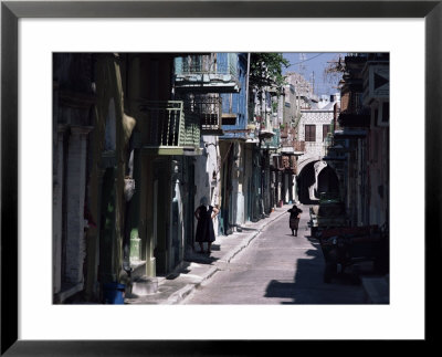 One Of The Main Streets, Pyrgi, Chios (Khios), Greek Islands, Greece by David Beatty Pricing Limited Edition Print image
